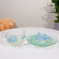 Twelve Flower Goddesses Cup – January Orchid – Xie Daoyun 謝道韞