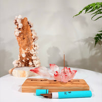 Lotus Serenity · Pink Liuli Lotus Incense Holder