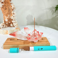 Lotus Serenity · Pink Liuli Lotus Incense Holder