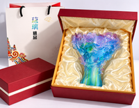 Azure Orchid · Blue Liuli Orchid Vase