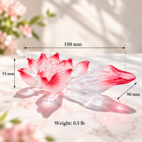 Lotus Serenity · Pink Liuli Lotus Incense Holder