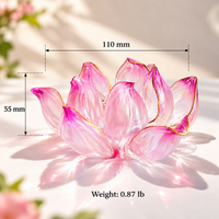 Lotus Serenity · Pink Liuli Lotus Incense Holder