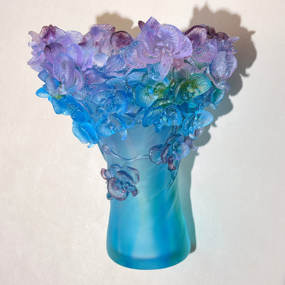 Azure Orchid · Blue Liuli Orchid Vase
