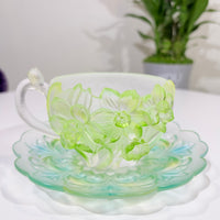 Twelve Flower Goddesses Cup – December Narcissus – Luo Shen (Mi Fei) 洛神（宓妃）
