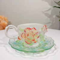 Twelve Flower Goddesses Cup – June Pomegranate – Gongsun Daniang 公孫大娘