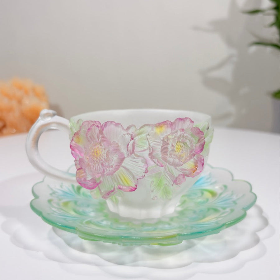 Twelve Flower Goddesses Cup – April Peony – Li Juan 麗娟