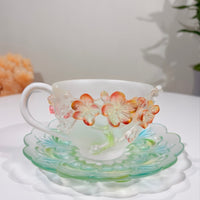 Twelve Flower Goddesses Cup – February Plum Blossom – Jiang Caiping (Consort Mei) 江采蘋（梅妃）