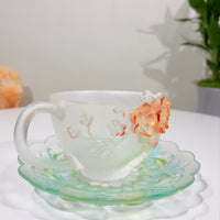 Twelve Flower Goddesses Cup – February Plum Blossom – Jiang Caiping (Consort Mei) 江采蘋（梅妃）