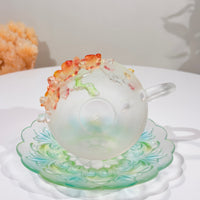 Twelve Flower Goddesses Cup – February Plum Blossom – Jiang Caiping (Consort Mei) 江采蘋（梅妃）