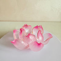 Lotus Serenity · Pink Liuli Lotus Incense Holder