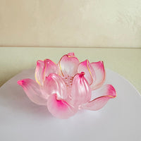 Lotus Serenity · Pink Liuli Lotus Incense Holder
