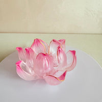 Lotus Serenity · Pink Liuli Lotus Incense Holder