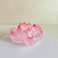 Lotus Serenity · Pink Liuli Lotus Incense Holder