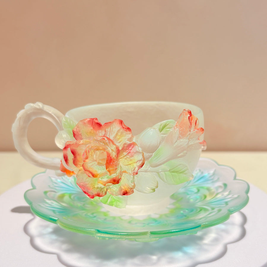 Twelve Flower Goddesses Cup – June Pomegranate – Gongsun Daniang 公孫大娘
