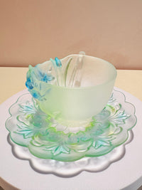 Twelve Flower Goddesses Cup – January Orchid – Xie Daoyun 謝道韞