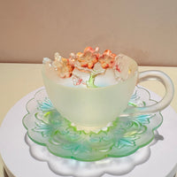 Twelve Flower Goddesses Cup – February Plum Blossom – Jiang Caiping (Consort Mei) 江采蘋（梅妃）