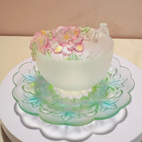 Twelve Flower Goddesses Cup – April Peony – Li Juan 麗娟