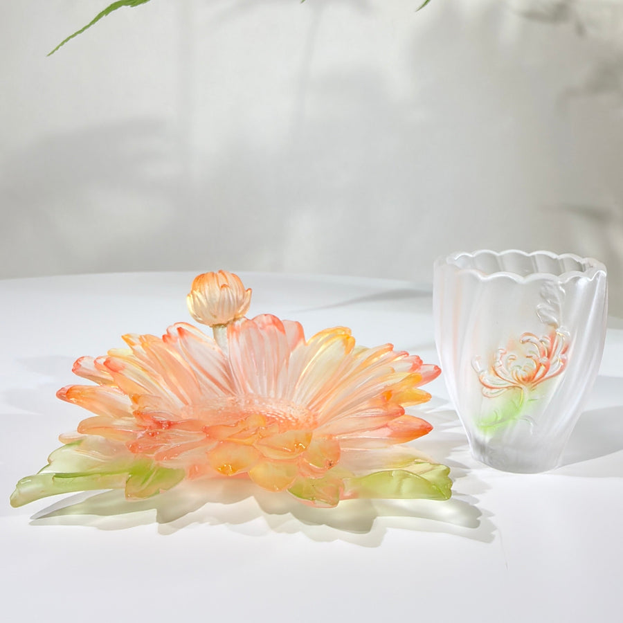 Twelve Flower Goddesses · Blossom Wine Collection · November Chrysanthemum · Zhu Shuzhen 朱淑真