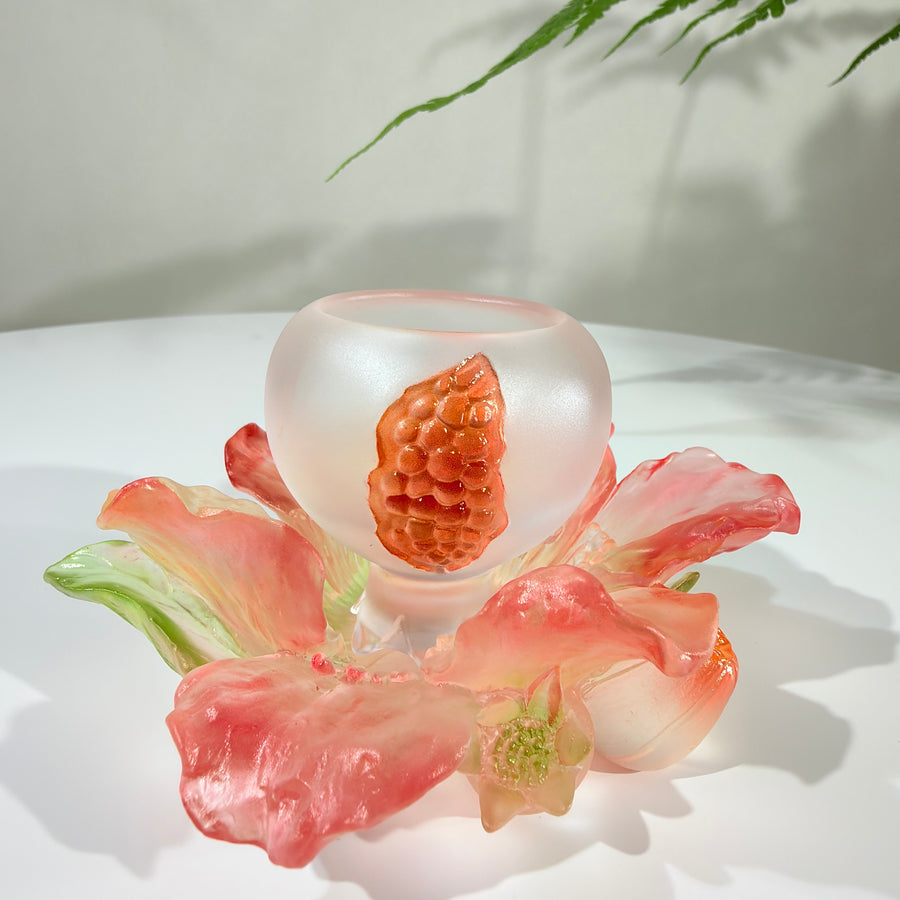 Twelve Flower Goddesses · Blossom Wine Collection · June Pomegranate Blossom · Hongfu Nü 紅拂女