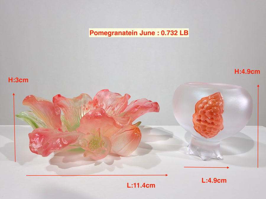 Twelve Flower Goddesses · Blossom Wine Collection · June Pomegranate Blossom · Hongfu Nü 紅拂女