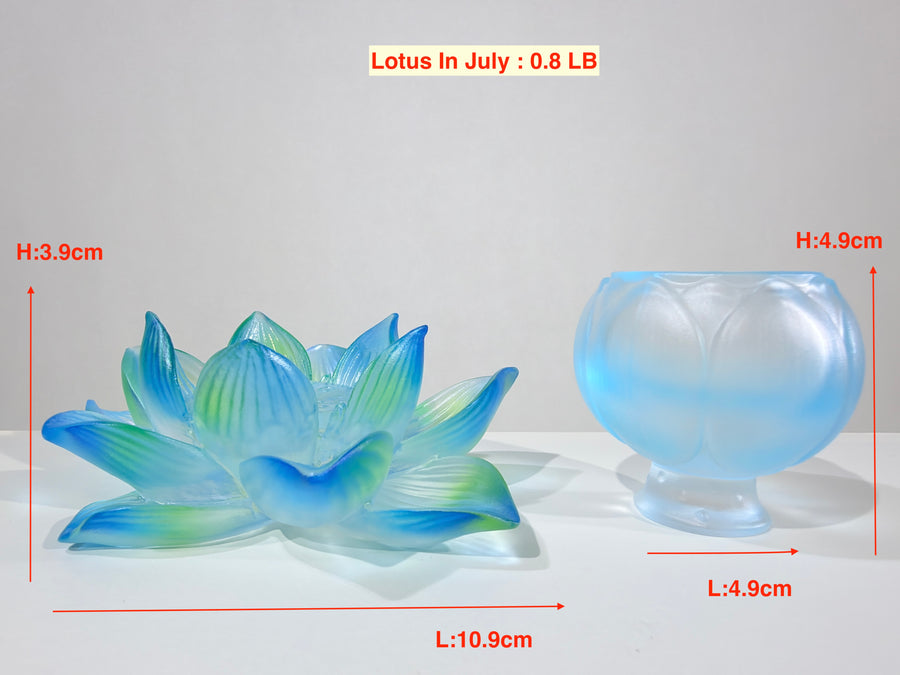 Twelve Flower Goddesses · Blossom Wine Collection · July Lotus Blossom · Yu Xuanji 魚玄機