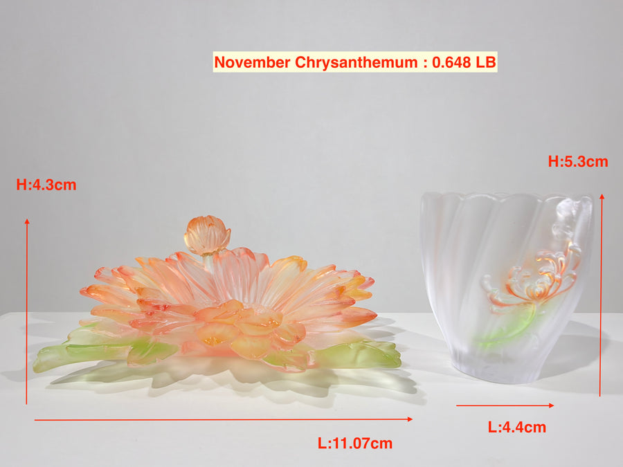 Twelve Flower Goddesses · Blossom Wine Collection · November Chrysanthemum · Zhu Shuzhen 朱淑真
