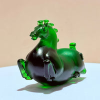 Little Horses · Emerald Green Liuli Sculpture