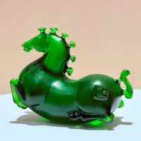 Little Horses · Emerald Green Liuli Sculpture