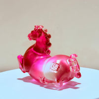 Little Horses · Rose Pink Liuli Sculpture