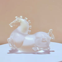 Little Horses · Pearl White Liuli Sculpture
