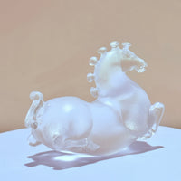 Little Horses · Pearl White Liuli Sculpture