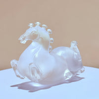 Little Horses · Pearl White Liuli Sculpture