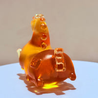 Little Horses · Golden Amber Liuli Sculpture