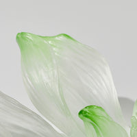 Lotus Serenity · Green Liuli Lotus Incense Holder