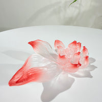 Lotus Serenity · Pink Liuli Lotus Incense Holder