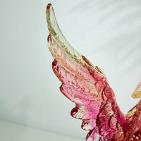 Phoenix in Flight · Red Liuli Sculpture