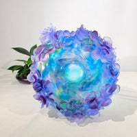 Azure Orchid · Blue Liuli Orchid Vase