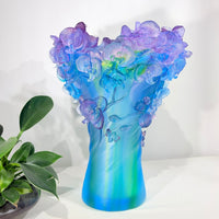 Azure Orchid · Blue Liuli Orchid Vase