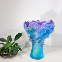 Azure Orchid · Blue Liuli Orchid Vase