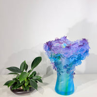 Azure Orchid · Blue Liuli Orchid Vase