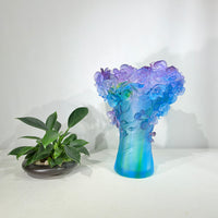 Azure Orchid · Blue Liuli Orchid Vase