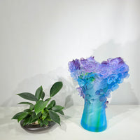 Azure Orchid · Blue Liuli Orchid Vase