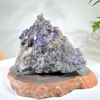 Natural Amethyst Crystal Cluster · One-of-a-Kind Mineral Specimen