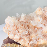 Natural Peach Crystal Cluster · One-of-a-Kind Mineral Specimen