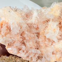 Natural Peach Crystal Cluster · One-of-a-Kind Mineral Specimen