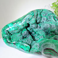 Natural Malachite · One-of-a-Kind Sculptural Mineral Specimen