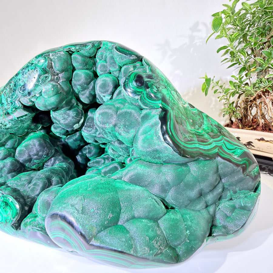Natural Malachite · One-of-a-Kind Sculptural Mineral Specimen