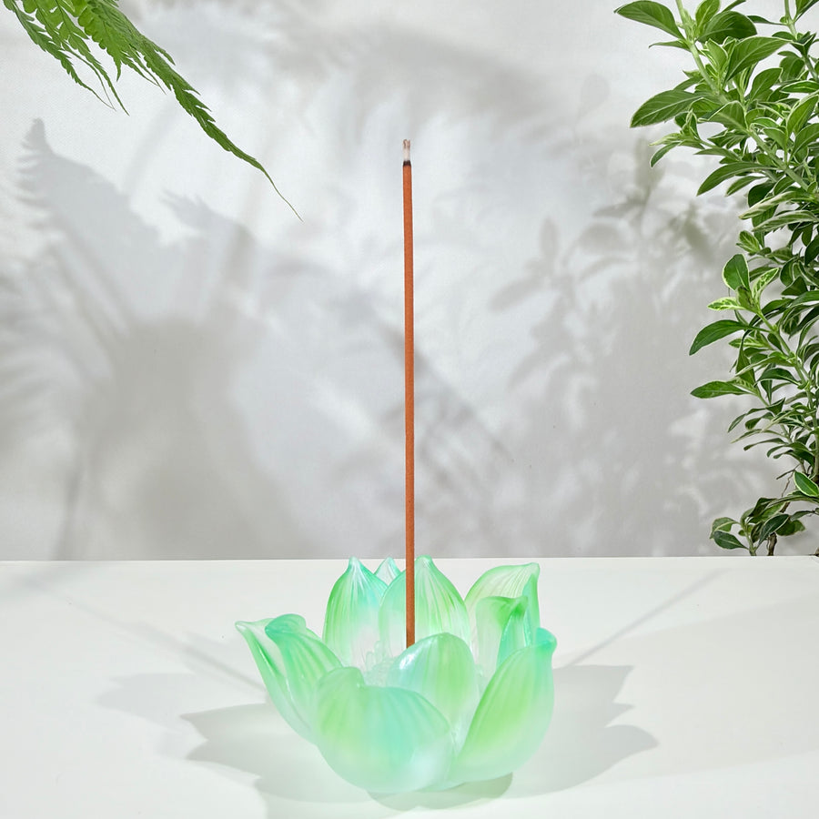Twelve Flower Goddesses Incense Holder · July Lotus · Mu Guiying · 穆桂英