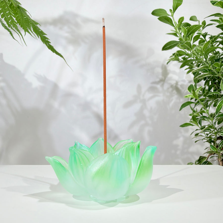 Twelve Flower Goddesses Incense Holder · July Lotus · Mu Guiying · 穆桂英