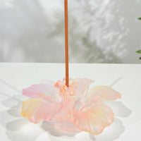 Twelve Flower Goddesses Incense Holder · October Hibiscus · Yang Miaozhen · 楊妙真